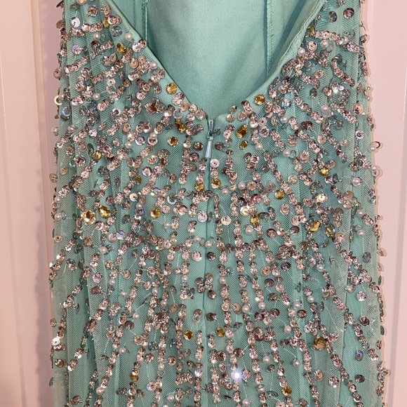 Sean Collection Mint Green Prom Dress! - Picture 14 of 15